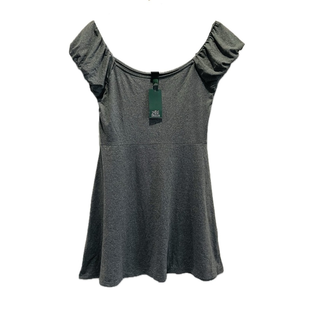 Sz.S-NWT-Wild Fable- On/Off puff Shoulder Dress